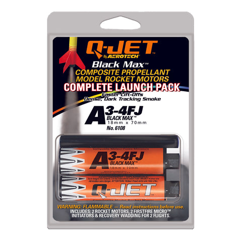 Quest Q-Jet™ A3-4FJ Black Max Complete 2-Motor Launch Pack - Q6108