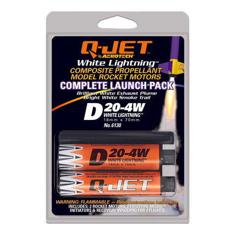 Quest Q-Jet™ D20-4W White Lightning Complete 2-Motor Launch Pack - Q6130