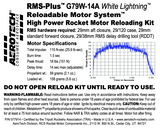 AeroTech G79W-14A RMS-29/120 Reload Kit (1 Pack) - 077914