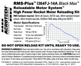 AeroTech I364FJ-14A RMS-38/720 Reload Kit (1 Pack) - 0936414