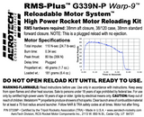 AeroTech G339N-P RMS-38/120 Reload Kit (1 Pack) - 07339P